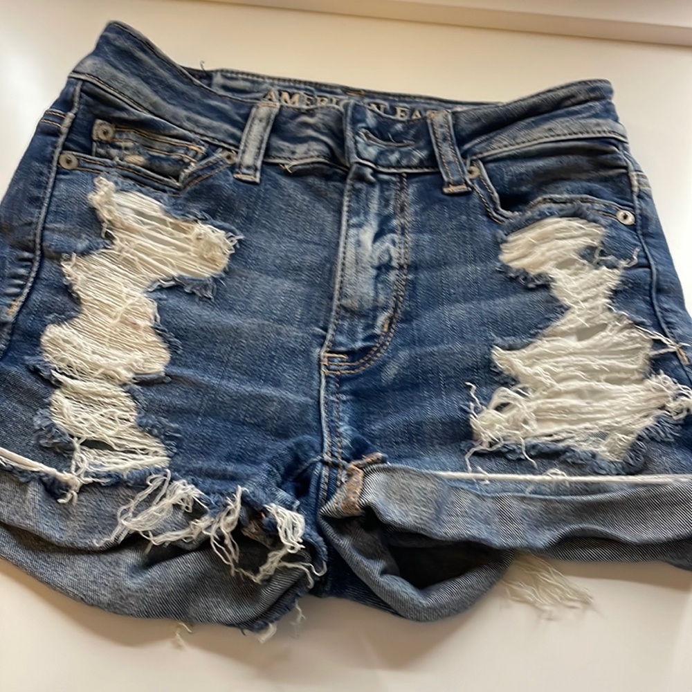 american eagle jean shorts